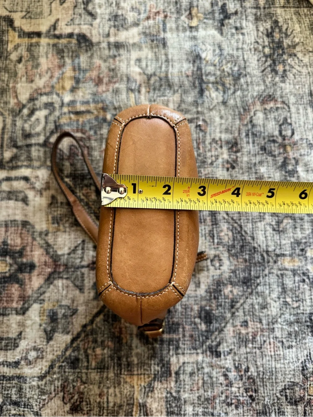 Coach Mini Shoulder Bag in Tan and Brown
